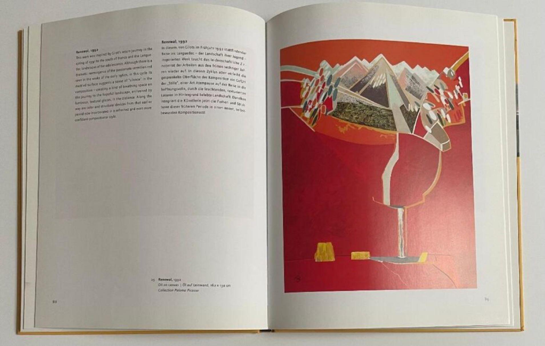 Pittura-Malerei, monografia firmata a mano e con dedica calorosa alla celebre attrice - Print Astratto di Françoise Gilot