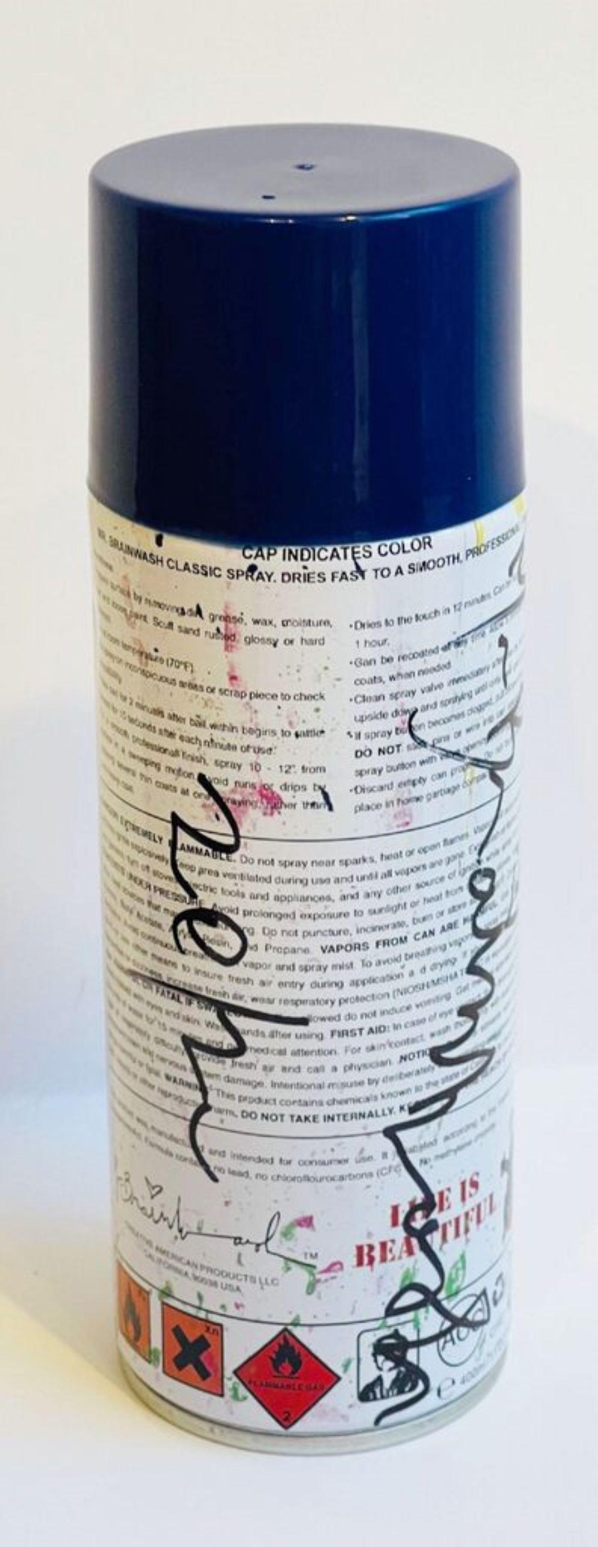 Bote de spray London, para La vida es bella (éste firmado a mano por Mr. Brainwash) 3