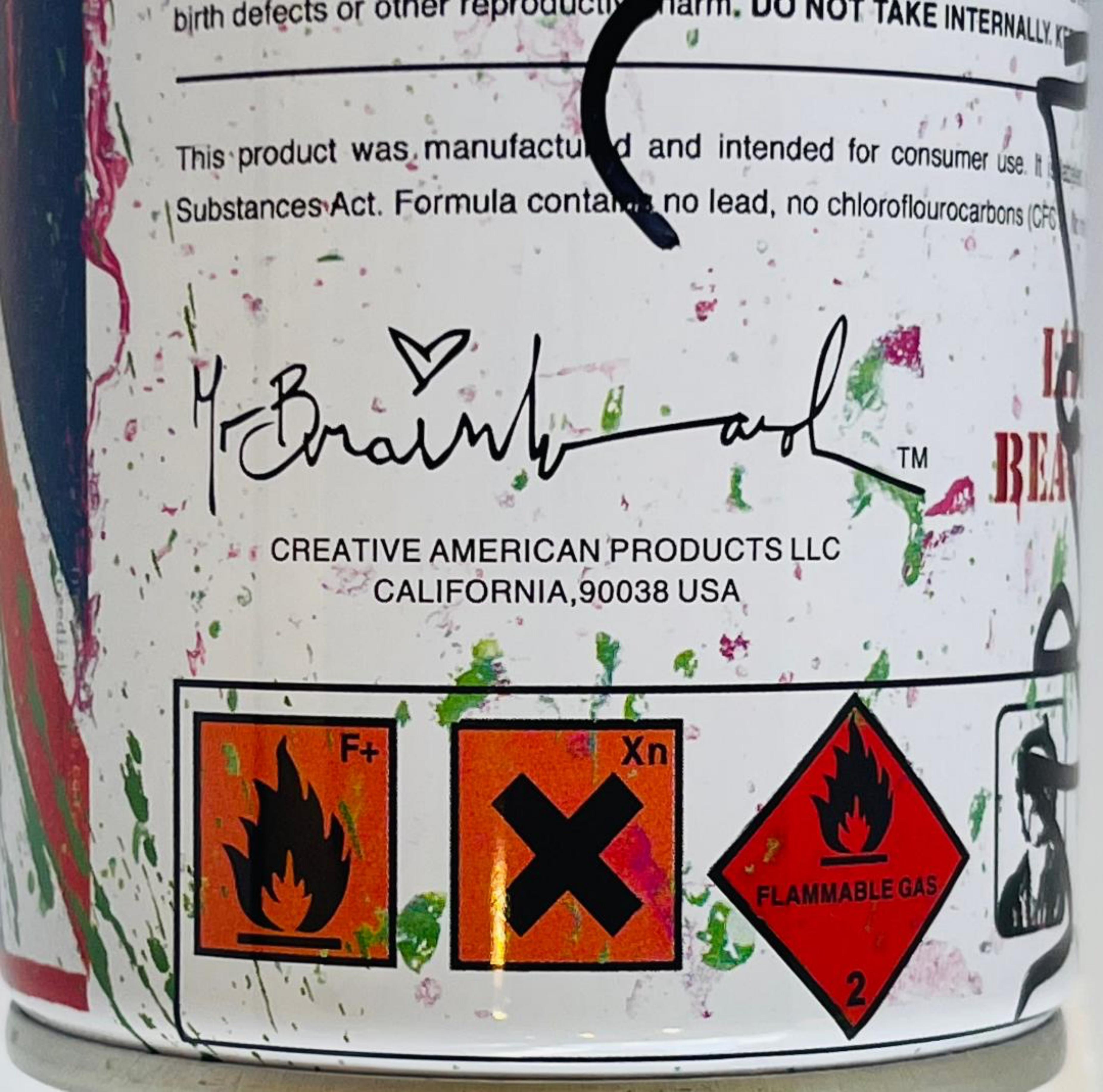 Bote de spray London, para La vida es bella (éste firmado a mano por Mr. Brainwash) 6