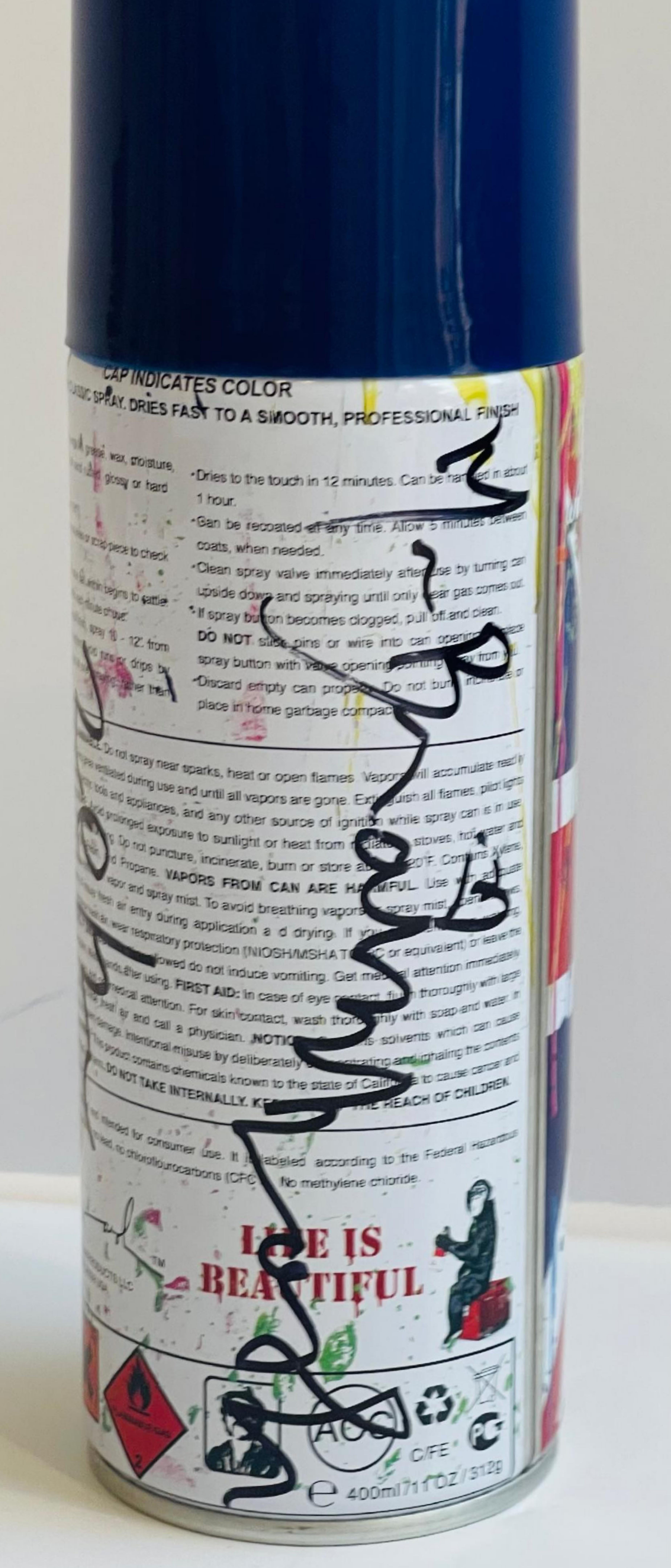 Bote de spray London, para La vida es bella (éste firmado a mano por Mr. Brainwash) 7