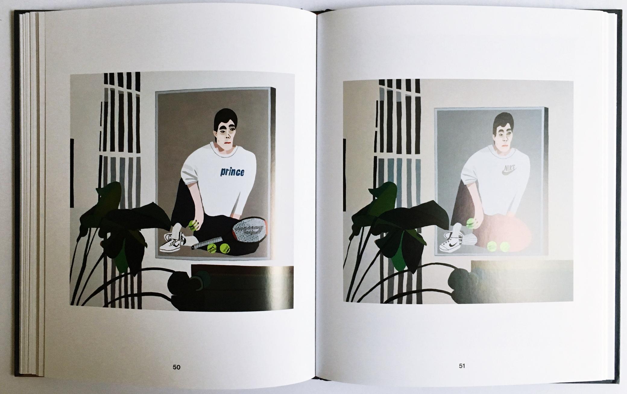 Jonas Wood, Original signierte Blumenzeichnung, an Kevin, in Hardback-Monographie im Angebot 7