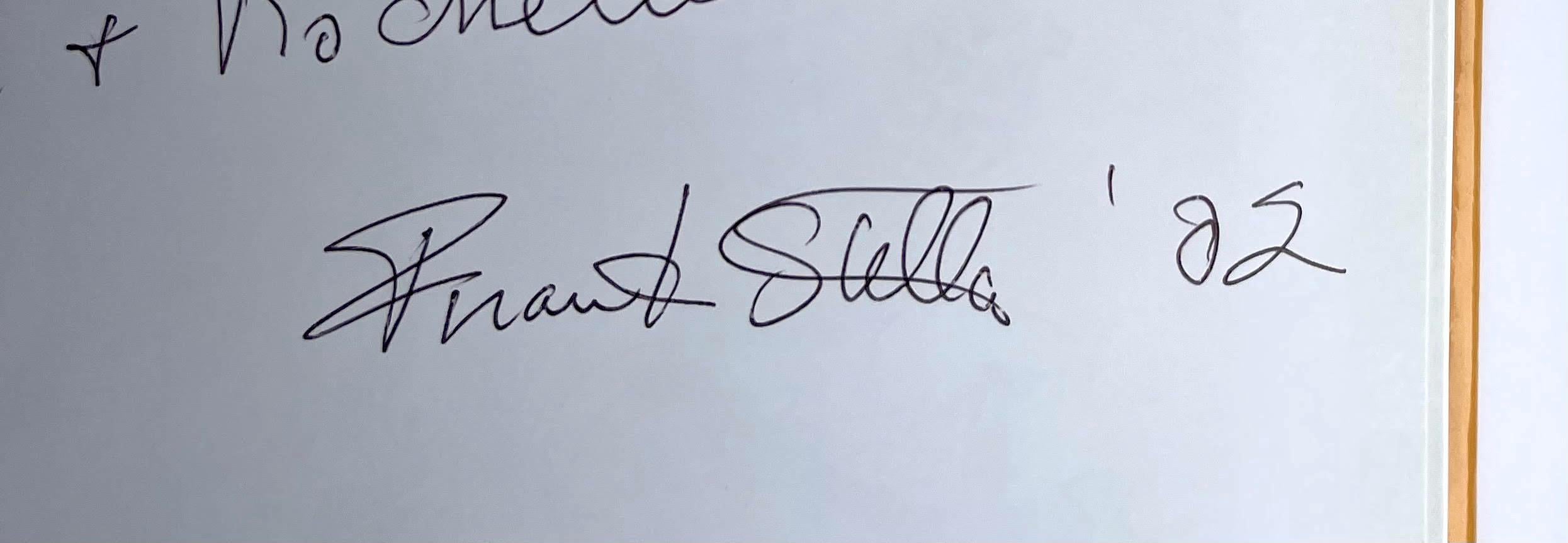 Frank Stella's Moby-Dick: Words and Shapes (Hand signed and inscribed monograph) For Sale 3