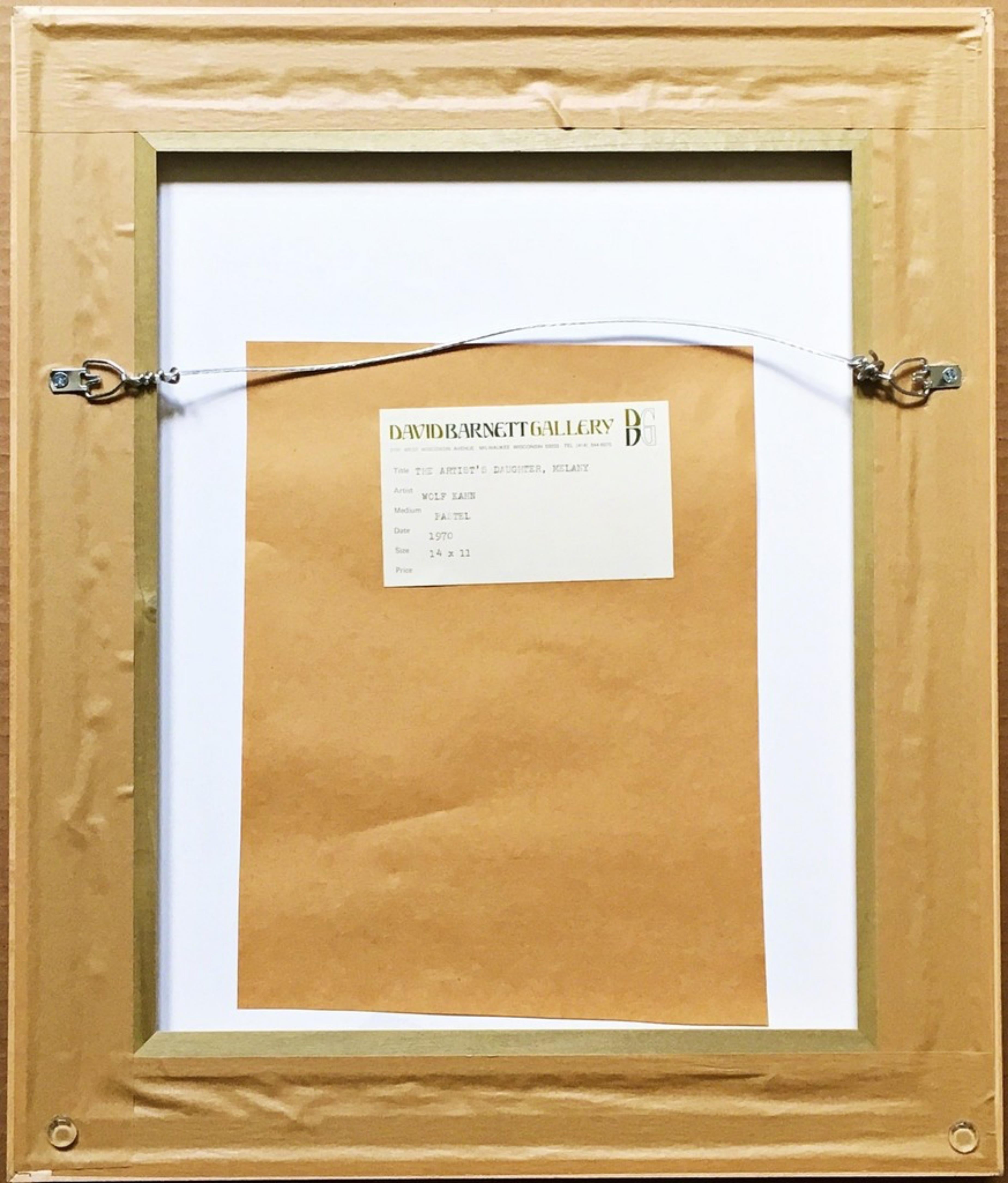 Wolf Kahn, Melany, signiertes Pastellgemälde mit originalem Galerie Label Gerahmt 4
