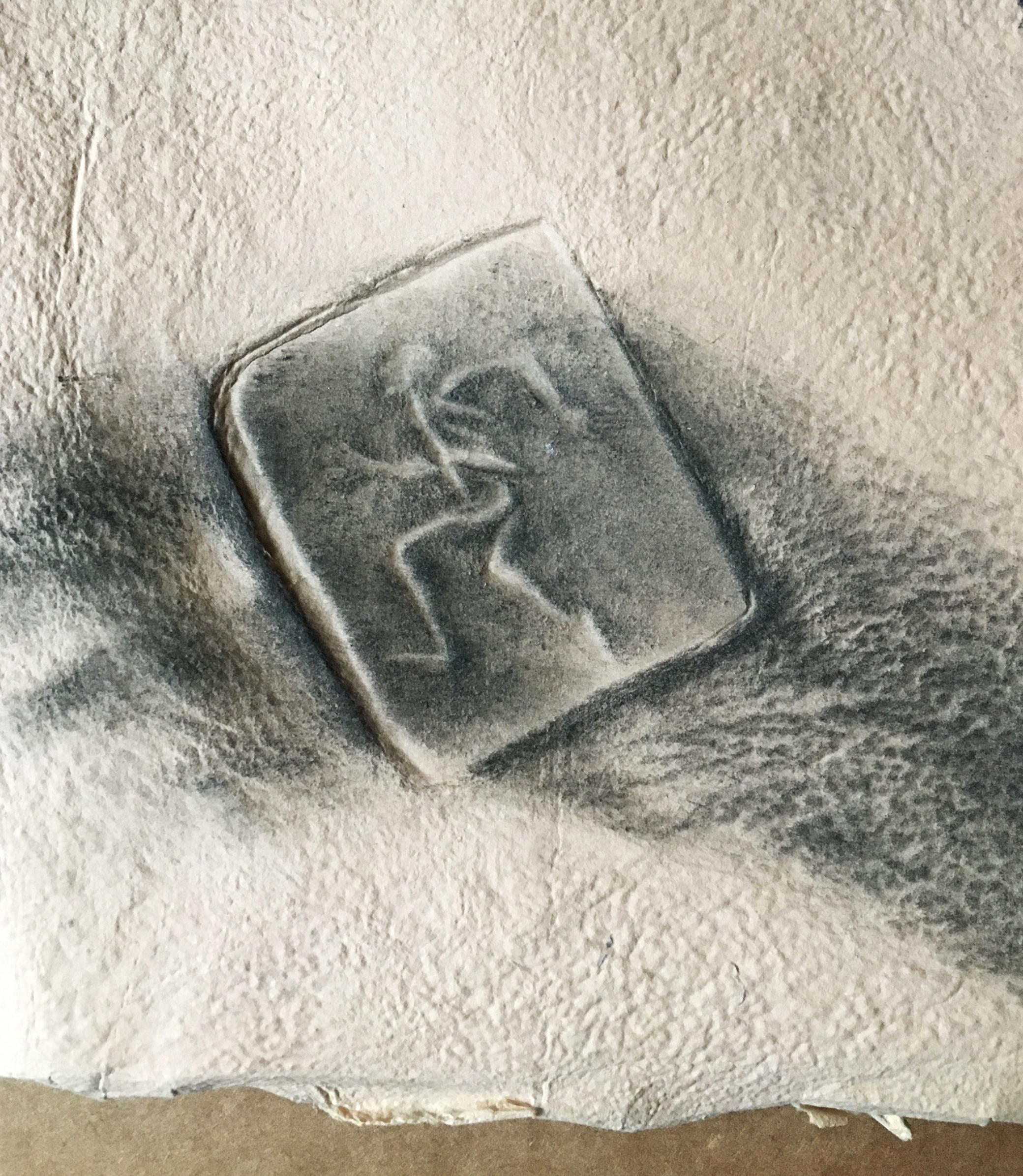 Mary Frank, Collage aus gegossenem 3-D-Papiergusspapier, signiert, Nr. 78/85 im Angebot 4