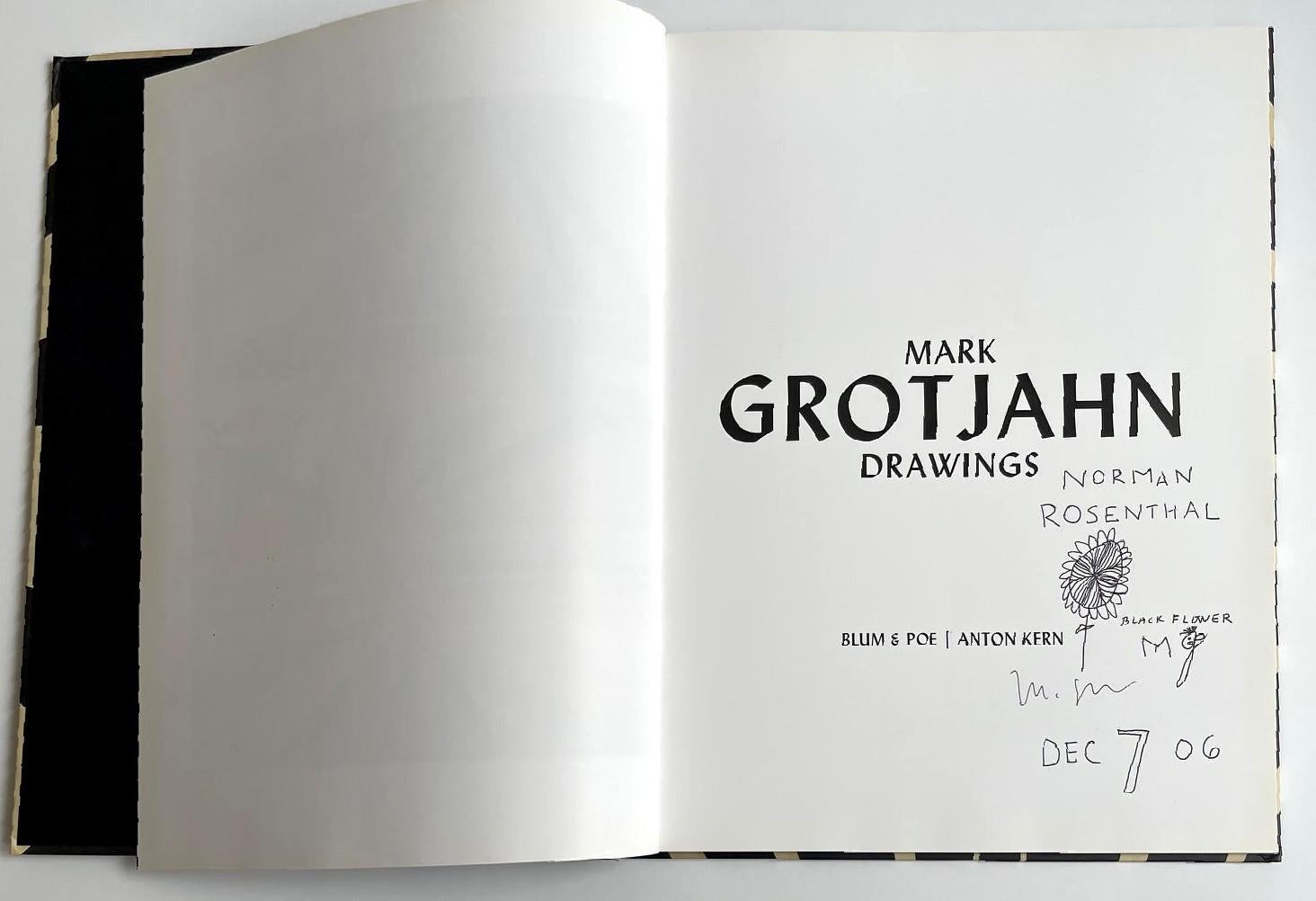 Signierte Blumenzeichnung in Monographie, zugeschrieben dem Kunsthistoriker Norman Rosenthal im Angebot 2