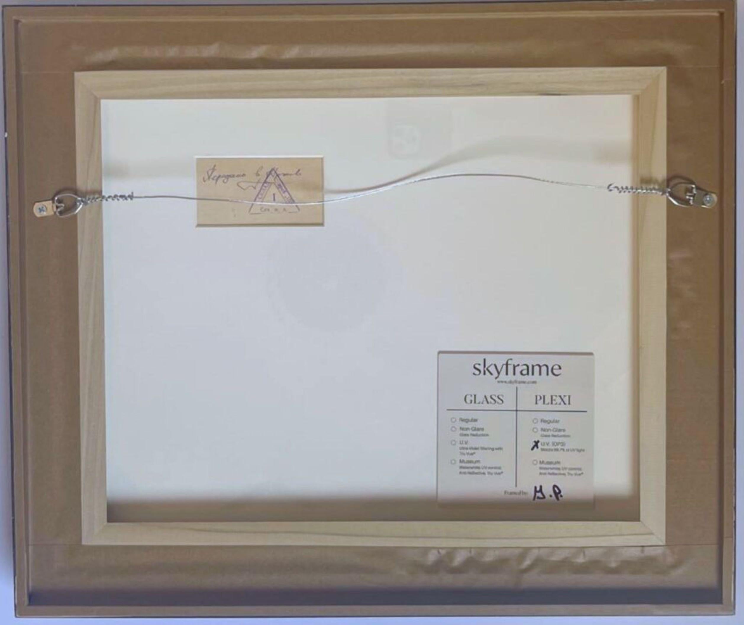 Peinture suprématiste originale, signée et titrée, protectrice de Kazimir Malevich 1