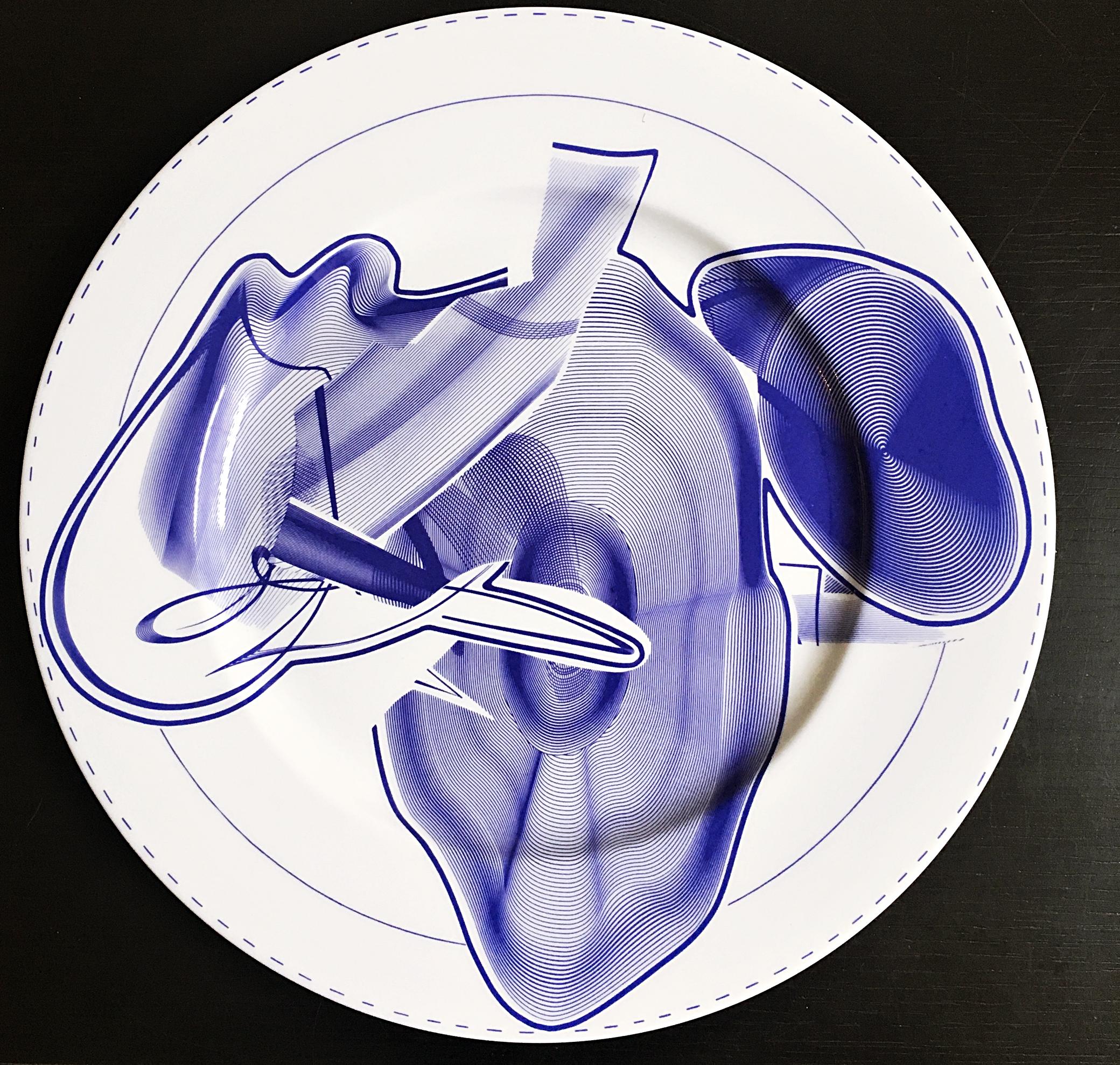 Grabados Vortex: 4 Láminas de edición limitada en caja (COA firmado por Frank Stella) en venta 7