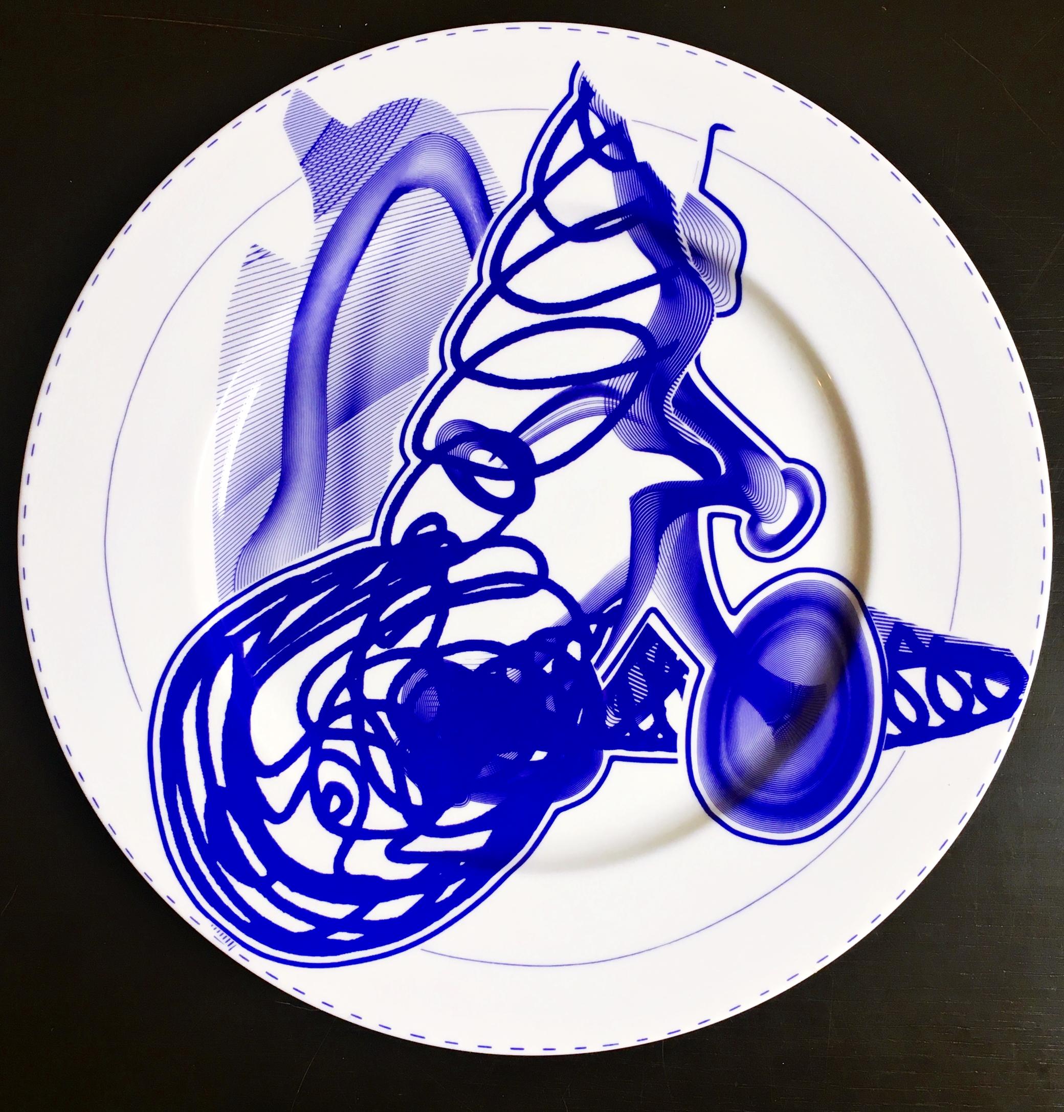 Grabados Vortex: 4 Láminas de edición limitada en caja (COA firmado por Frank Stella) en venta 15