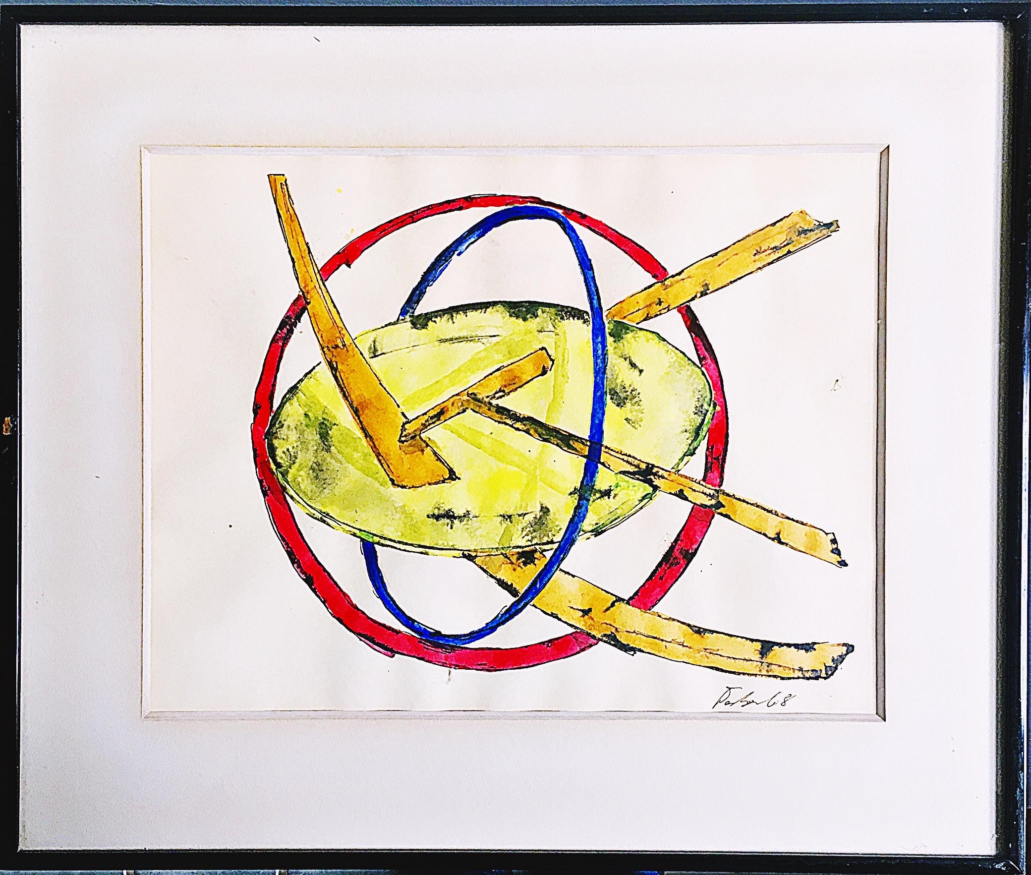 Herbert Ferber, Abstract Expressionist sculptural study signed framed Provenance For Sale 1
