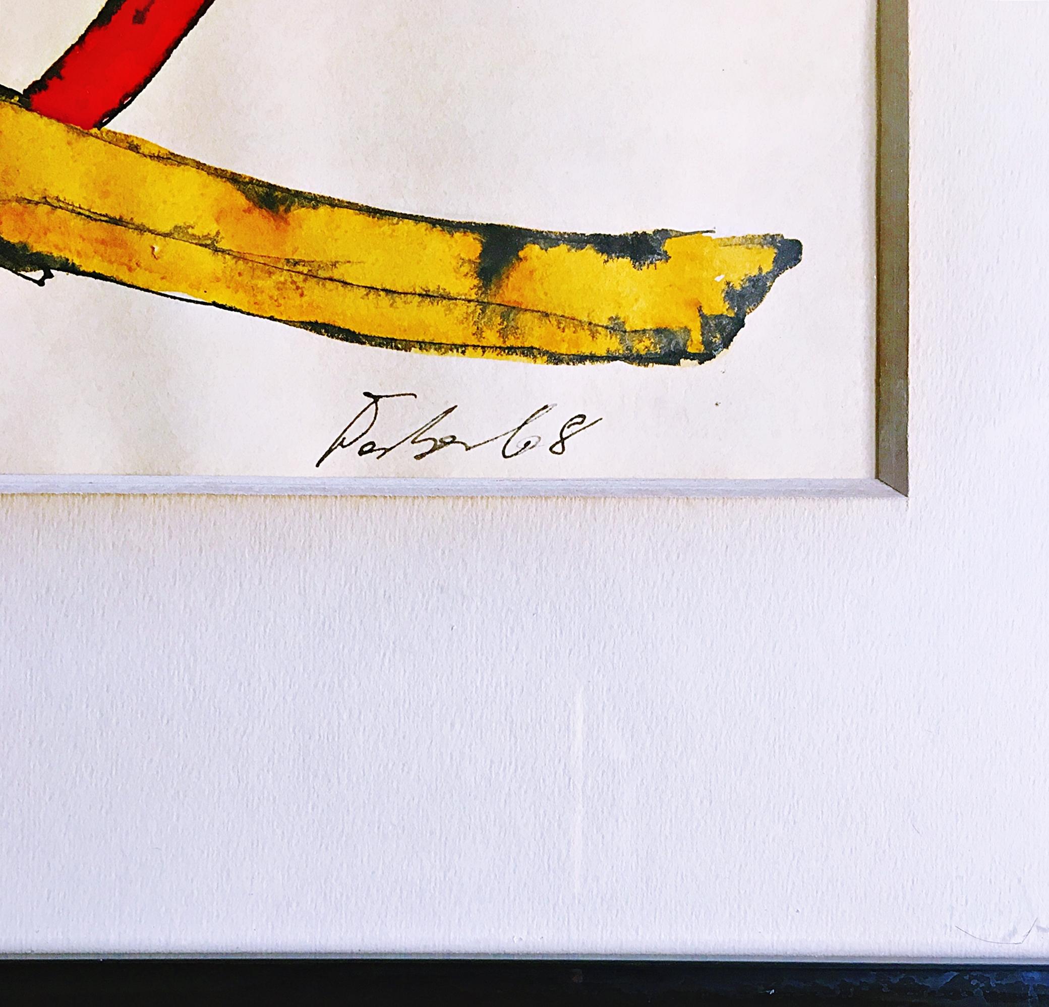 Herbert Ferber, Abstract Expressionist sculptural study signed framed Provenance For Sale 2