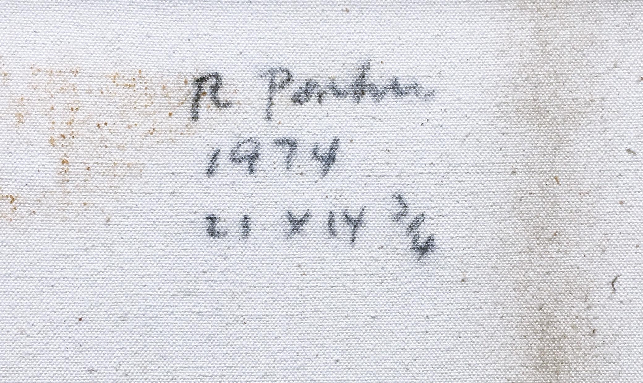 Raymond (Ray) Parker, Pittura espressionista astratta, firmata, incorniciata, Fischbach - Painting Espressionismo astratto di Raymond Parker