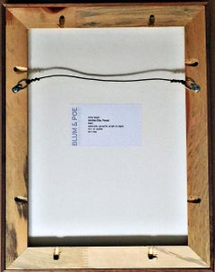 Untitled (Sky, Faces), unique signed painting Provenance: Blum & Poe Surrealist