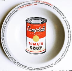 Not Warhol (Pappa Al Pomodoro Il Toscanaccio - NYC) Lt Ed Ceramic Plate Soup Can