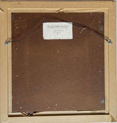 Pillar of Zen #124, unique signed gouache painting Andre Zarre Gallery, 1959