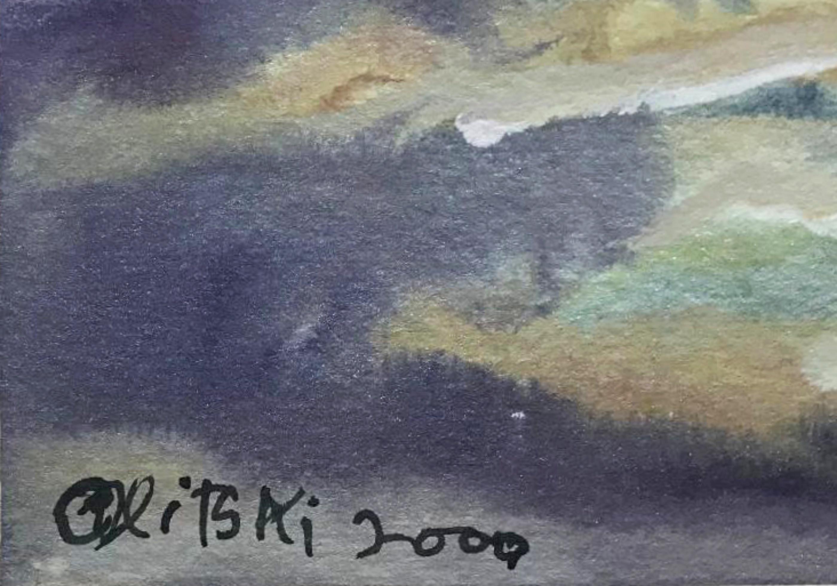 Jules Olitski
Spiel der Engel, 2000
Aquarell und Gouache auf Ganzsackpapier
Signiert und datiert 2000 vom Künstler auf der Vorderseite
Inklusive Rahmen (elegant schwebend und gerahmt in hellem Holzrahmen)
Provenienz: Marianne Friedland