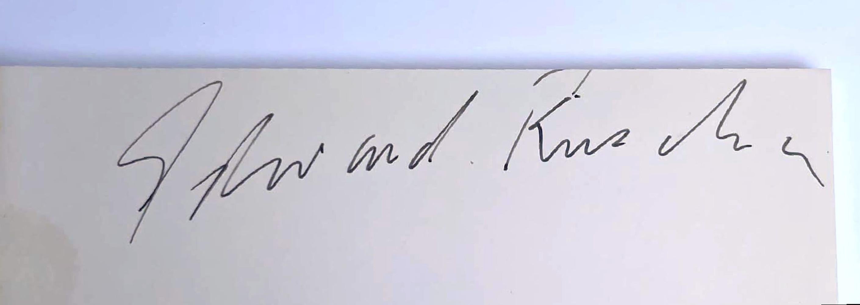 Libro d'artista Nove piscine e un vetro rotto Firmato a mano da Ed Ruscha LtEd in vendita 1