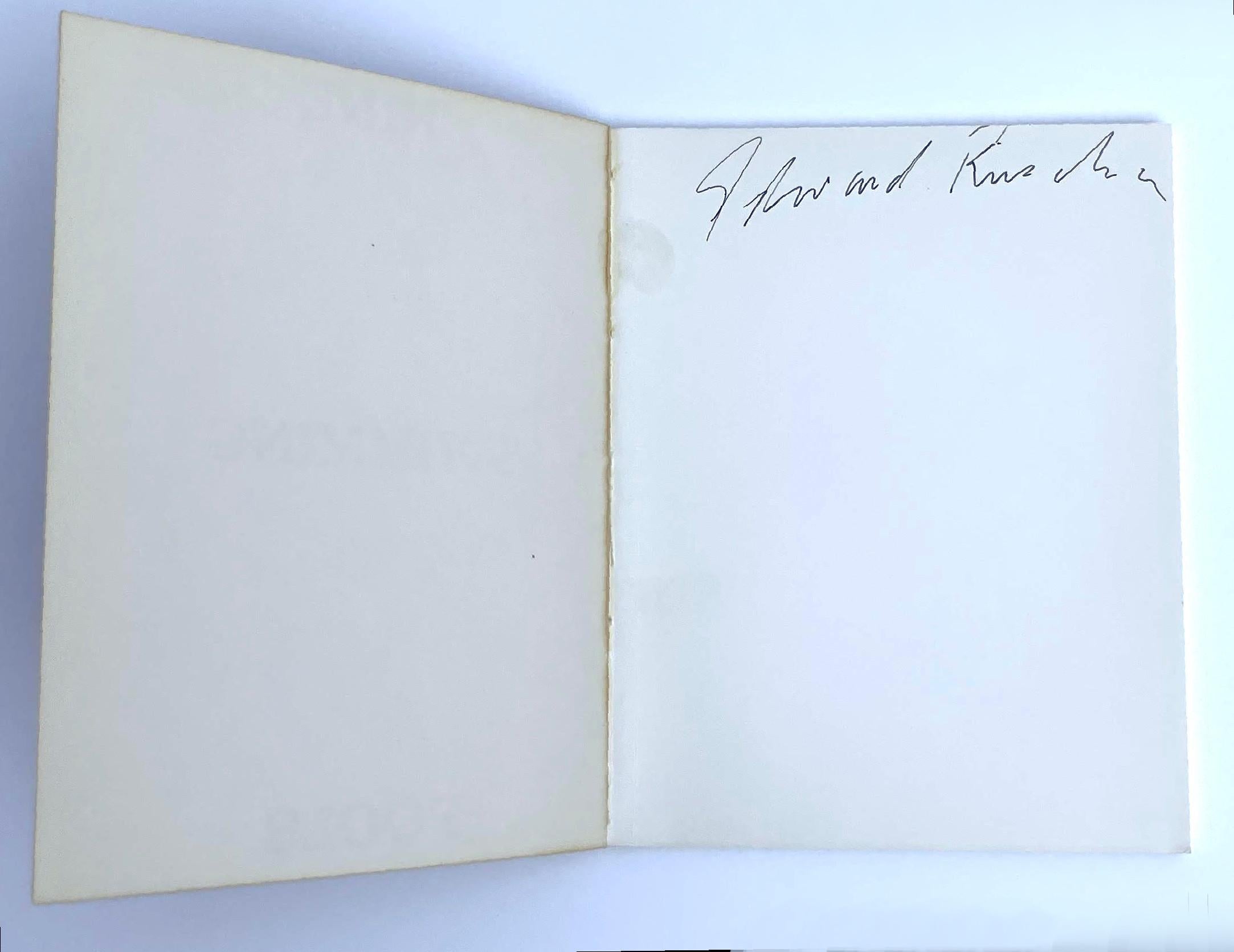 Libro d'artista Nove piscine e un vetro rotto Firmato a mano da Ed Ruscha LtEd in vendita 5