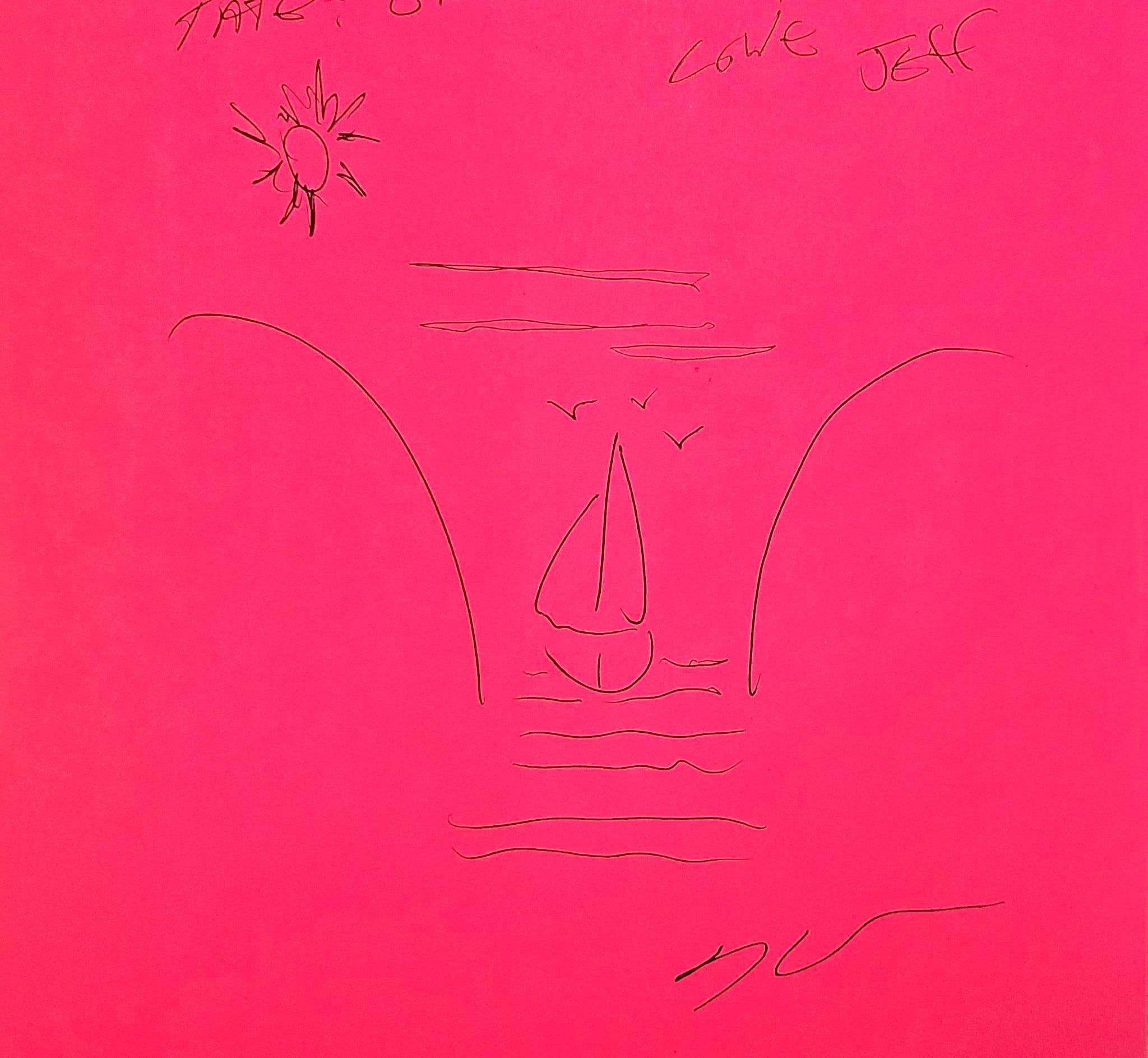 Disegni unici firmati, iscrizioni Takashi Murakami, Jeff Koons + in monografia in vendita 3