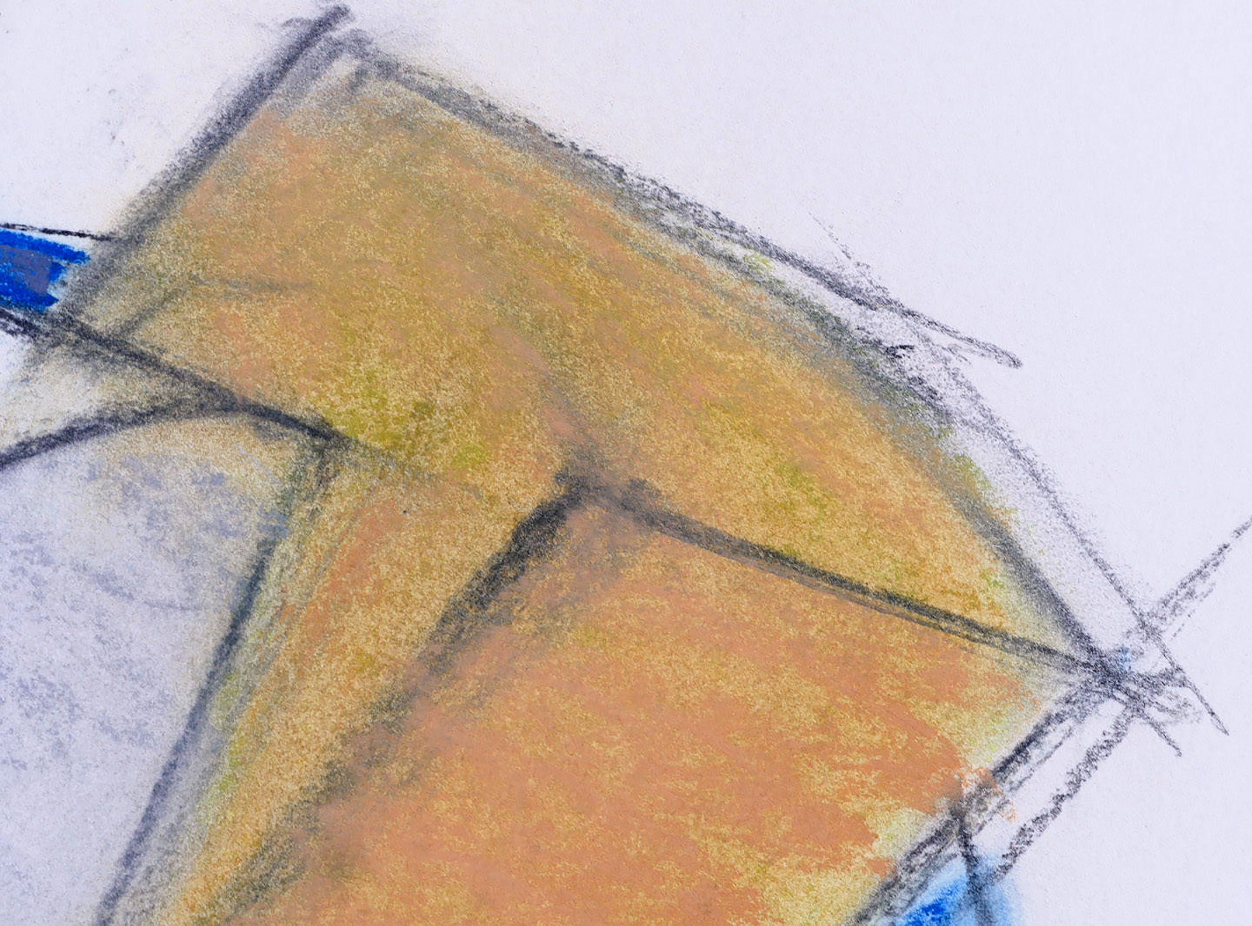 Charles Hinman, Minimalist Drawing, Mid-Century Modern Geometric Abstract Signed For Sale 3