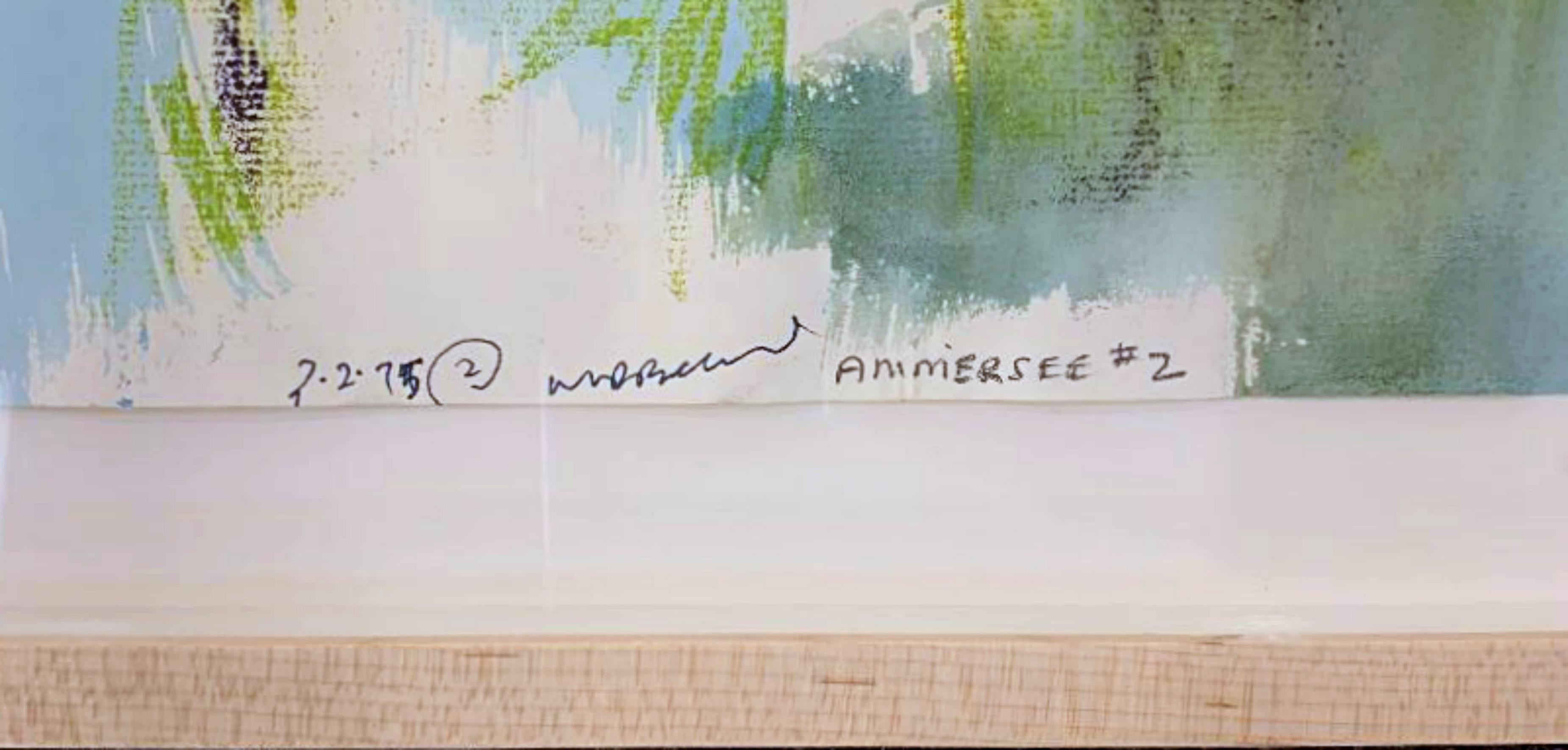 Walter Darby Bannard, Ammersee #2 dipinto firmato dal famoso artista Color Field in vendita 2