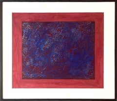 Agudeza cercana y lejana, cuadro Op Art moderno de mediados de siglo firmado, exposición histórica