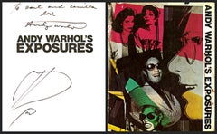 To Earl and Camilla Love Andy Warhol unique heart drawing in monograph Signed 2x