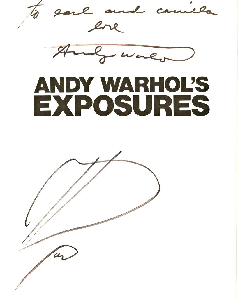 A Earl e Camilla Love Andy Warhol unico disegno a cuore in monografia Firmato 2x in vendita 1
