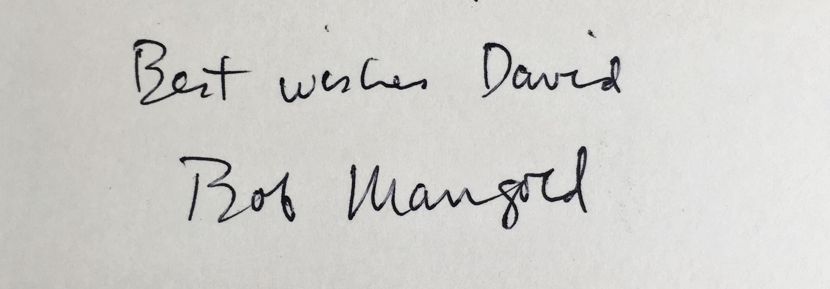 Dessin minimaliste unique signé par un artiste de renom, inscrit au nom d'un professeur d'art. - Minimaliste Art par Robert Mangold