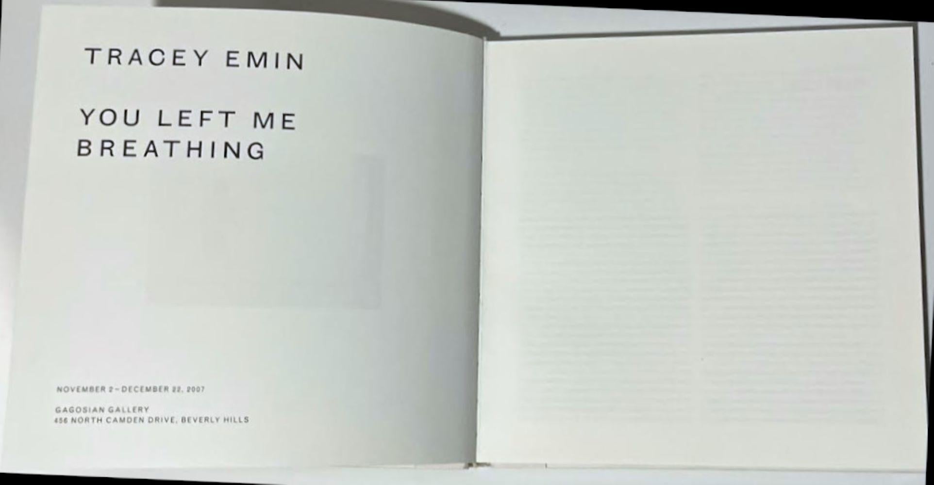 Monografia: You Left Me Breathing (firmata e iscritta a mano da Tracey Emin) in vendita 7