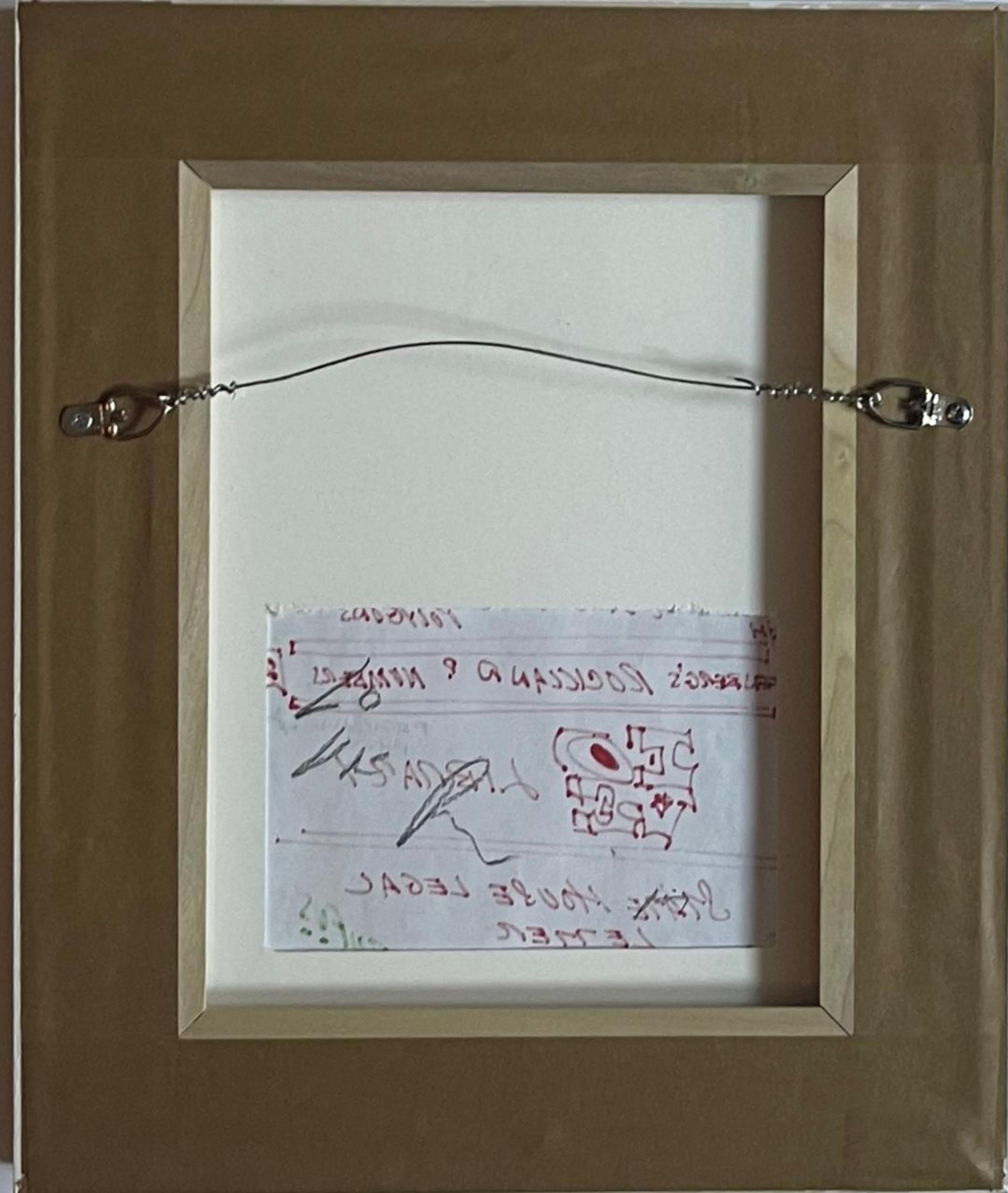 Illustrated To-Do List from his studio (Hand Signed by Robert Indiana with Love) For Sale 2