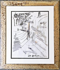 Dessins et aquarelles - Paysage - Peinture
