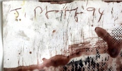 Abstract Mixed Media environmental art collage Andre Emmerich Gallery, Signed