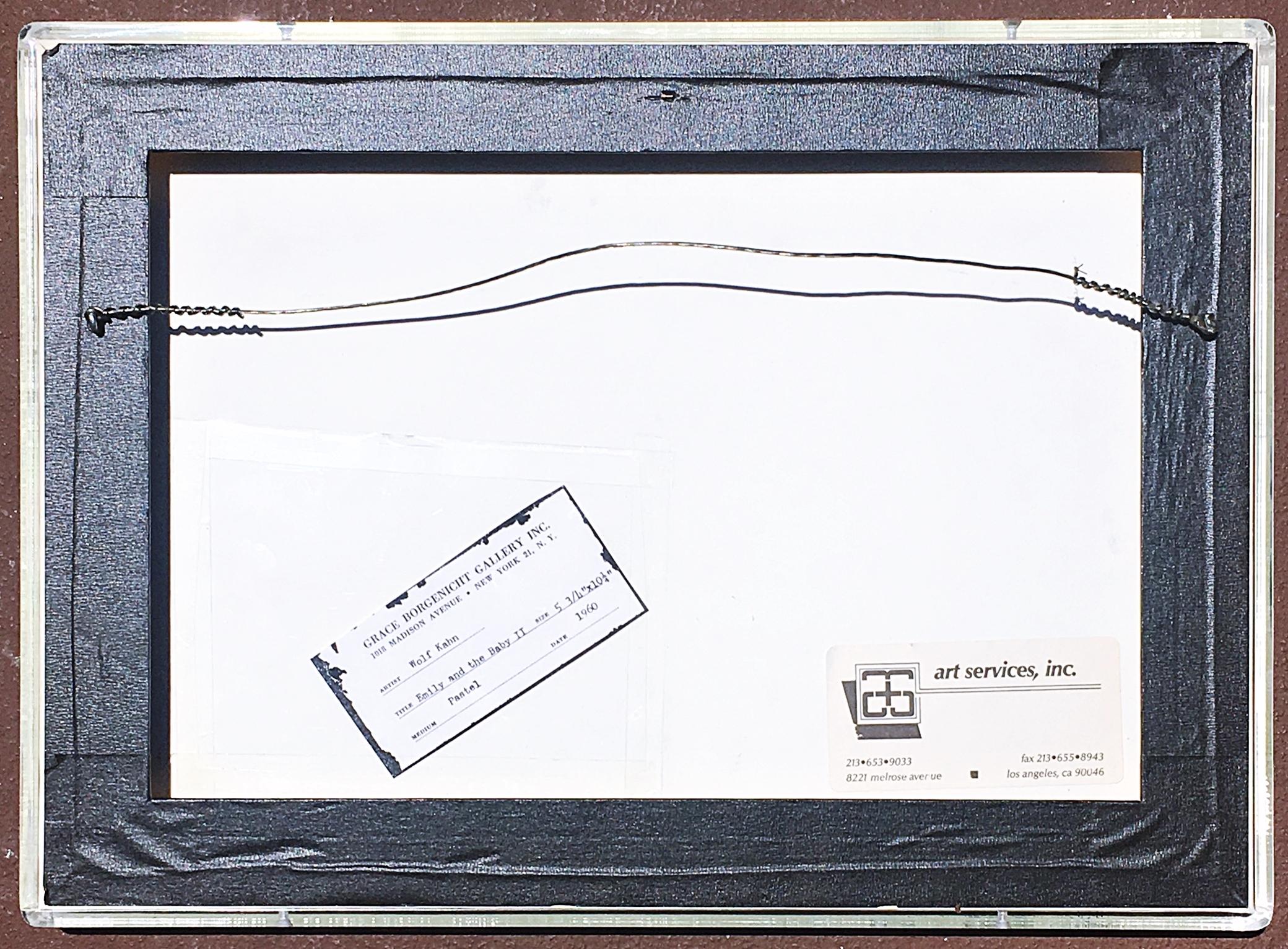 Wolf Kahn, Emily Mason y el bebé II (Galería Grace Borgenicht) único firmado en venta 6