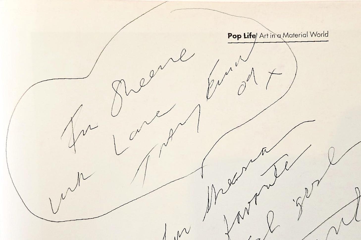 Unique signed drawings, inscriptions Takashi Murakami, Jeff Koons + in monograph For Sale 6