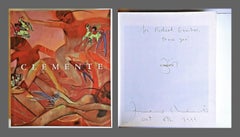 Monograph, Hand Signed by Francesco Clemente and inscribed with a small drawing