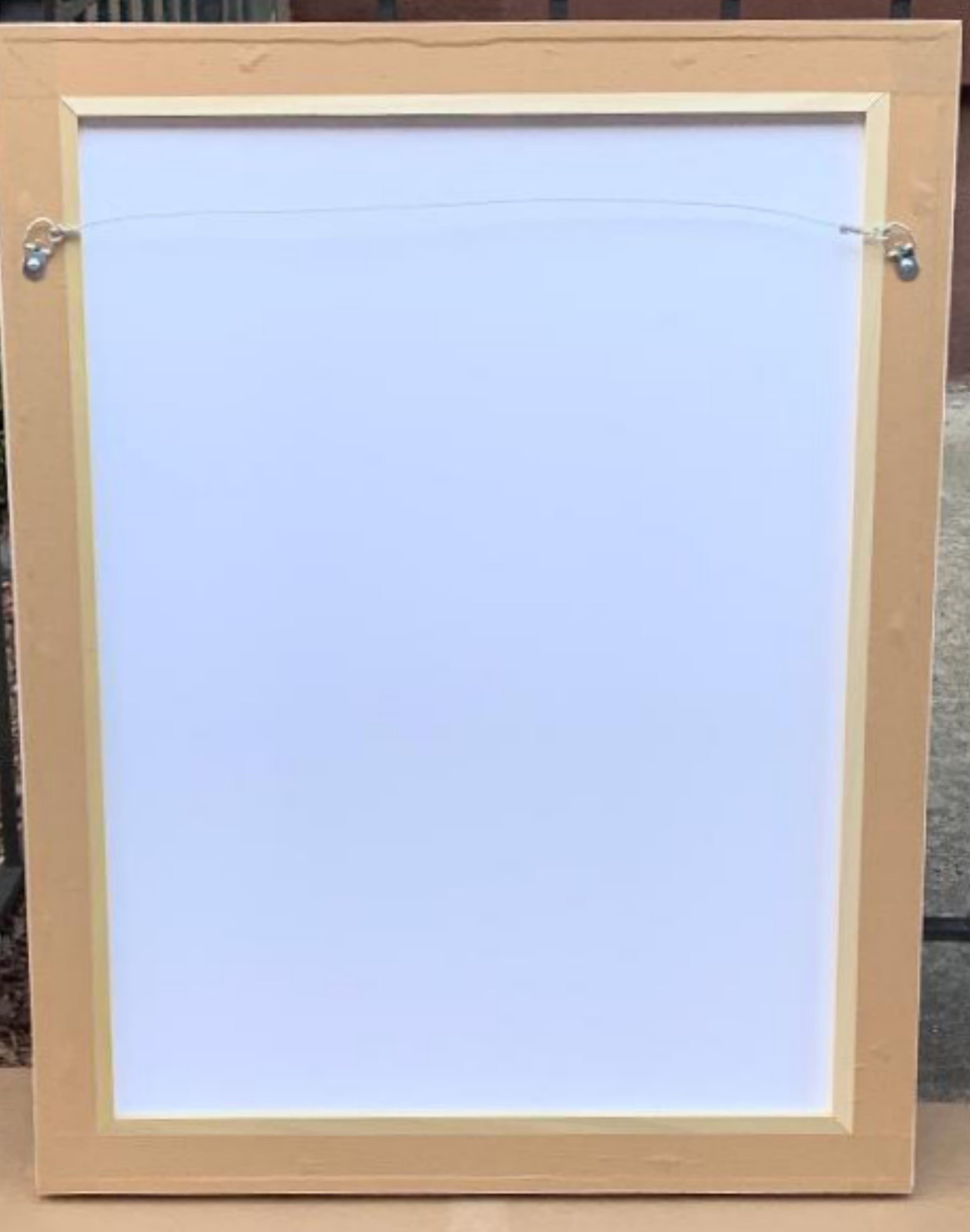 Geometric Abstraction, signed and inscribed to designer Robert Vogele, Framed For Sale 1