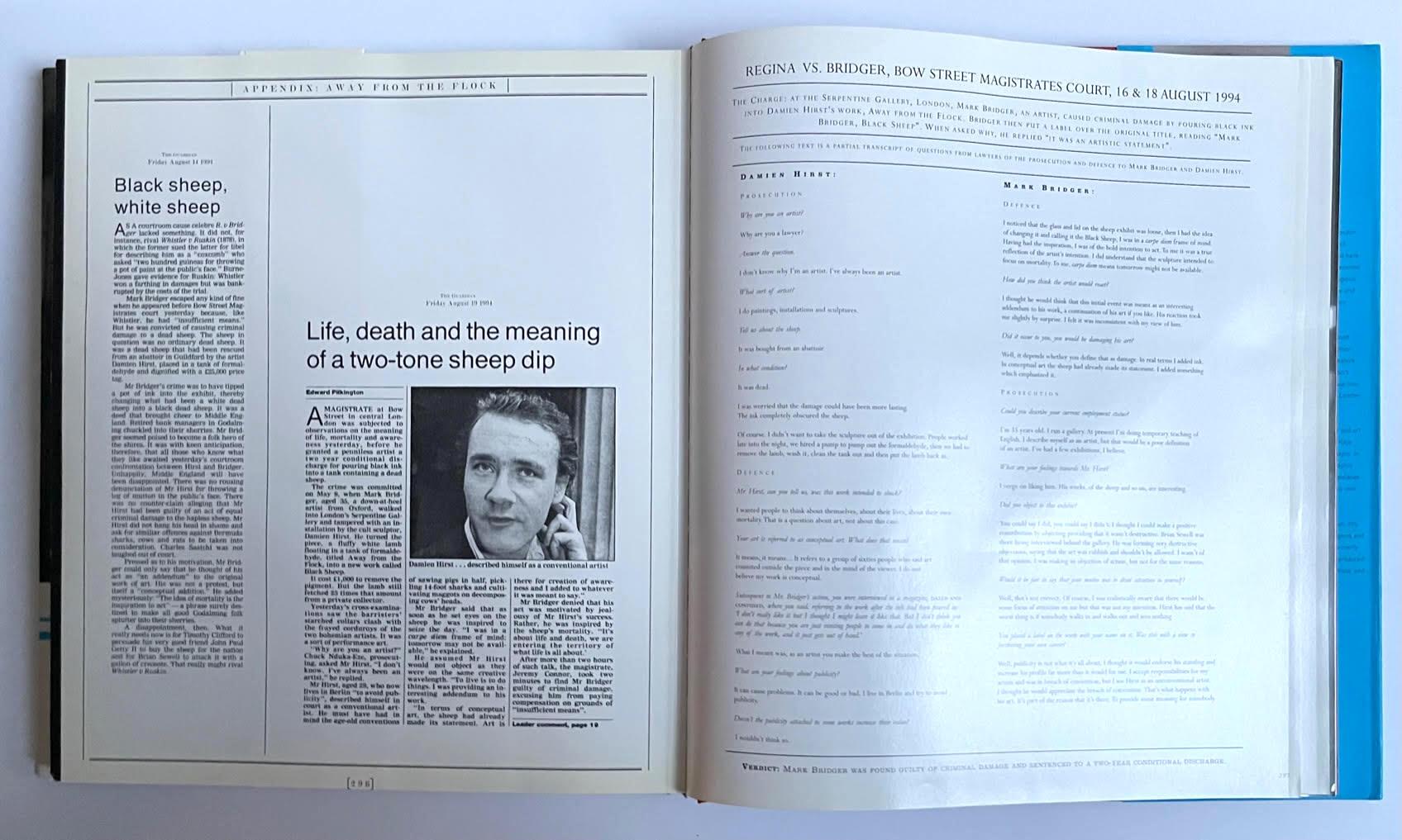 1stEd Hardback monograph (hand signed and inscribed by Hirst with heart drawing) For Sale 7