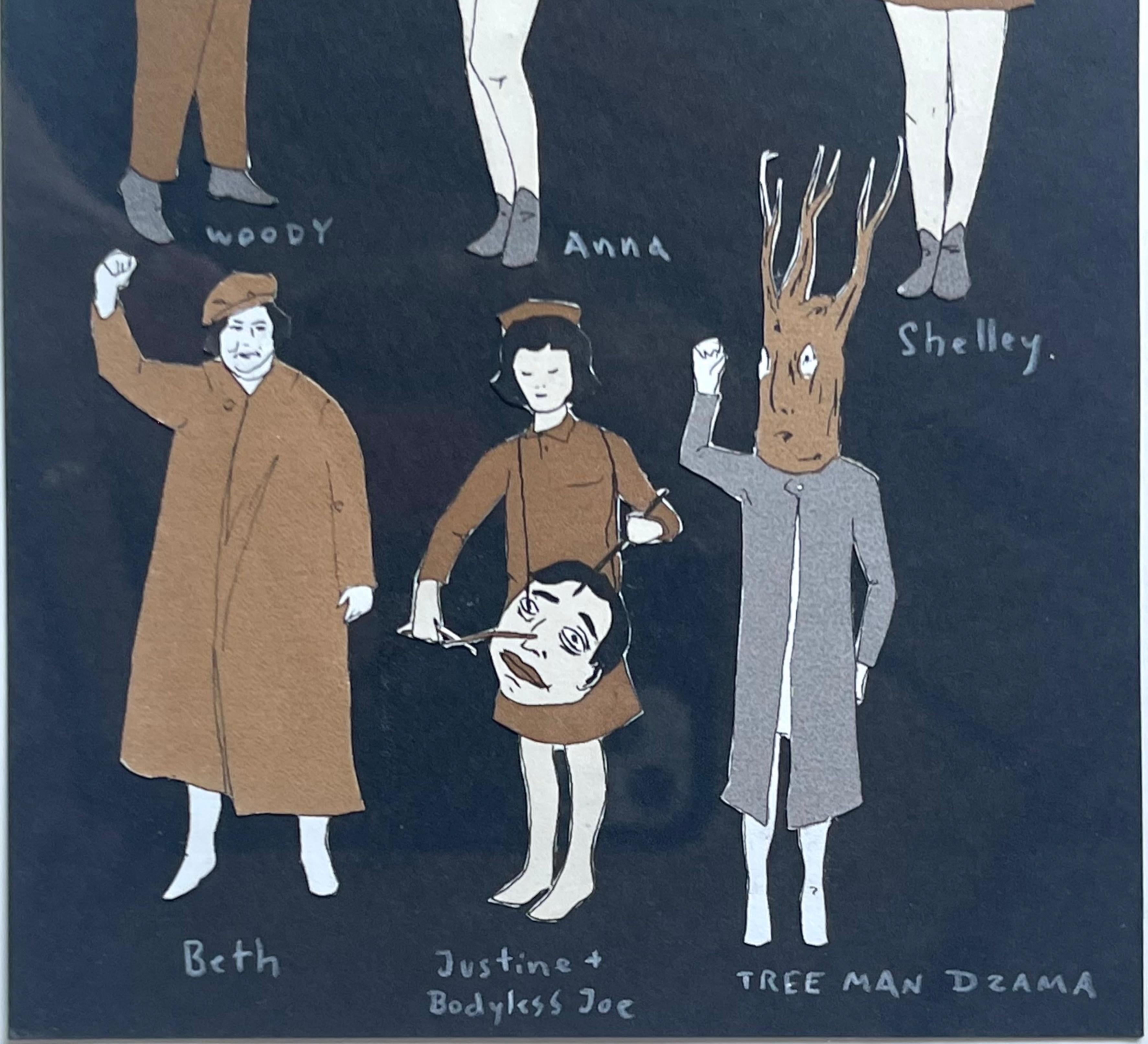 Even More Friends of Jason, including Dzama, from Estate of Jason Polan, Signed in vendita 3