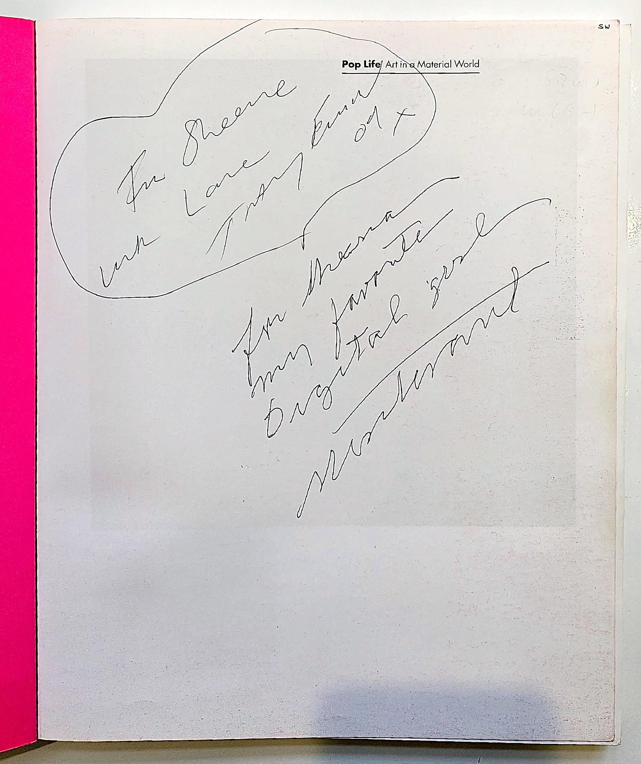 Unique Signed drawings, Takashi Murakami, Jeff Koons + others bound in monograph For Sale 5