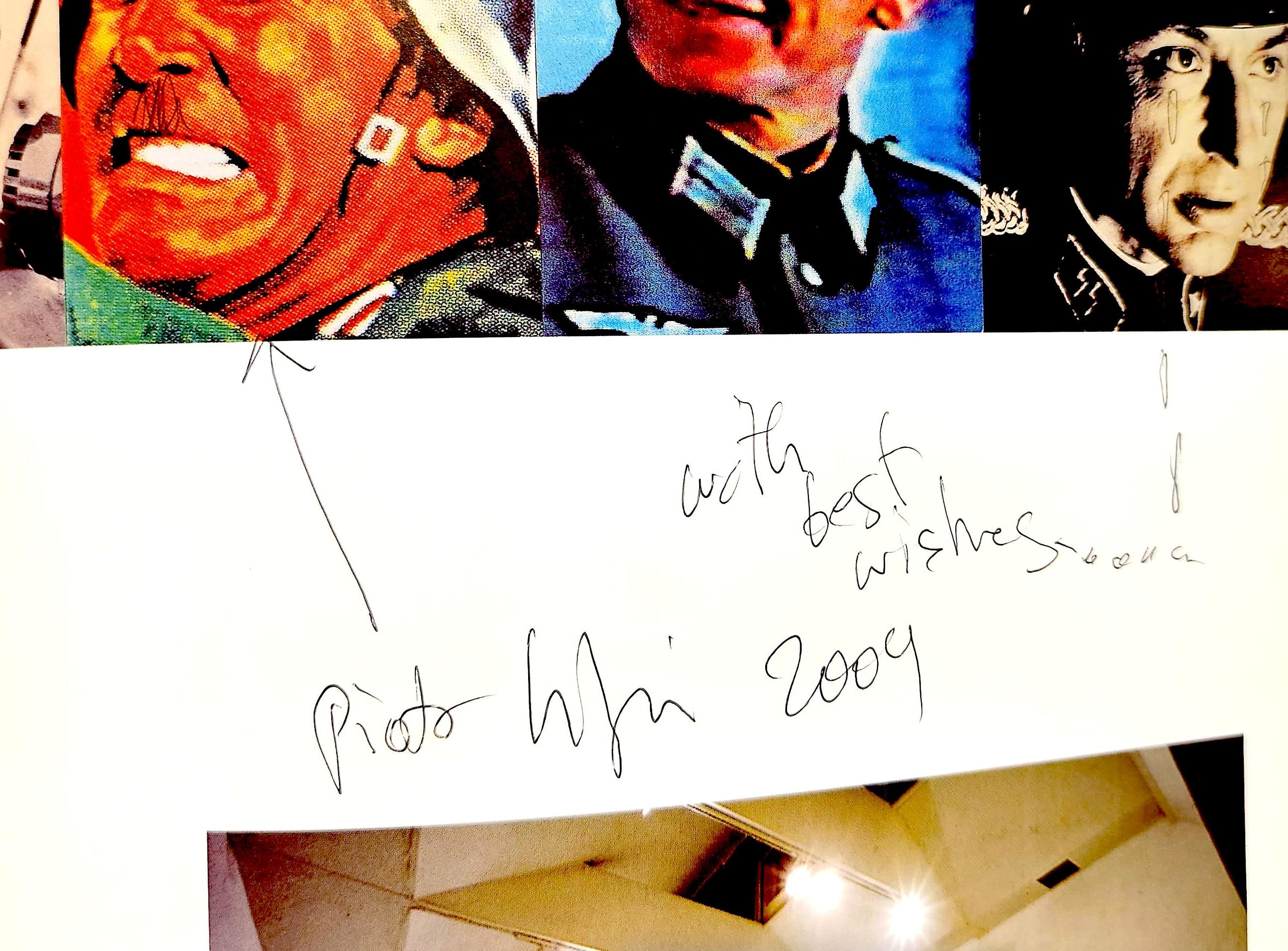 Unique Signed drawings, Takashi Murakami, Jeff Koons + others bound in monograph For Sale 19