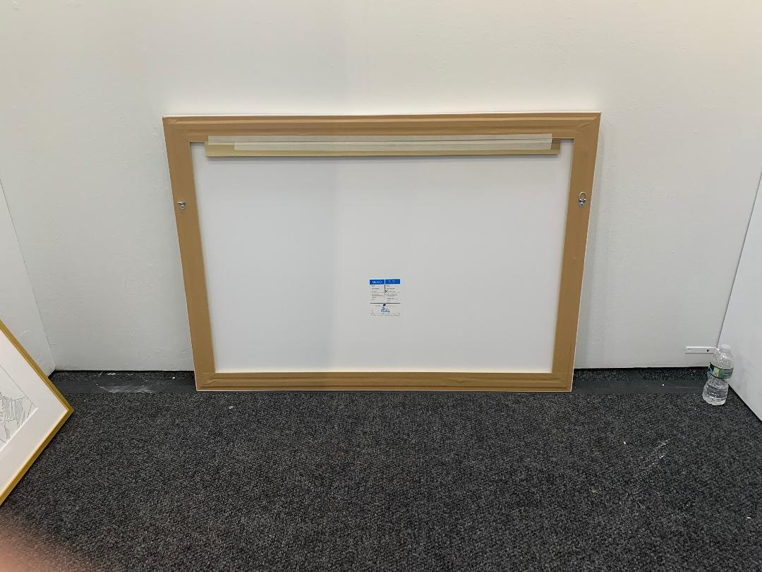 Robert Longo - Pressure on God - Unique iconic 1980s work on paper signed Framed For Sale 5