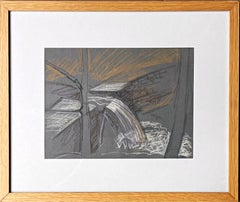 Lois Dodd - Peinture de paysage par une artiste renommée (signée et inscrite)