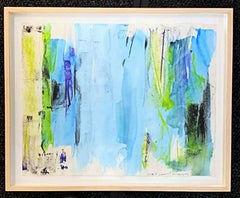 Walter Darby Bannard -Ammersee #2 signed painting by renowned Color Field artist