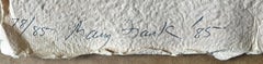 Mary Frank - Cast 3-D Cast Paper Collage Atelier portfolio hand Signed/N  78/85