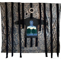 Ursula - Fabric Mixed Media Art by Beverly Bigwood