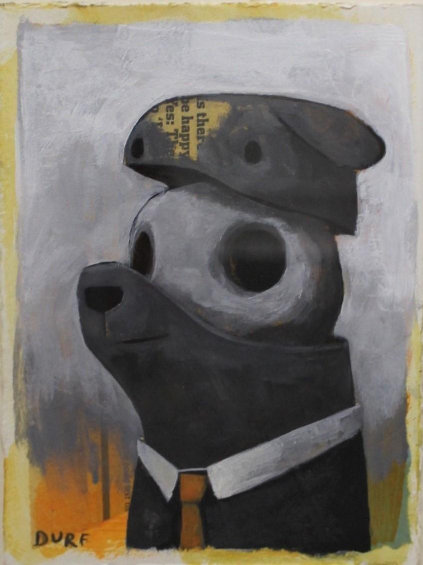 Dog Thoughts - Mixed Media Art by Nathan Durfee
