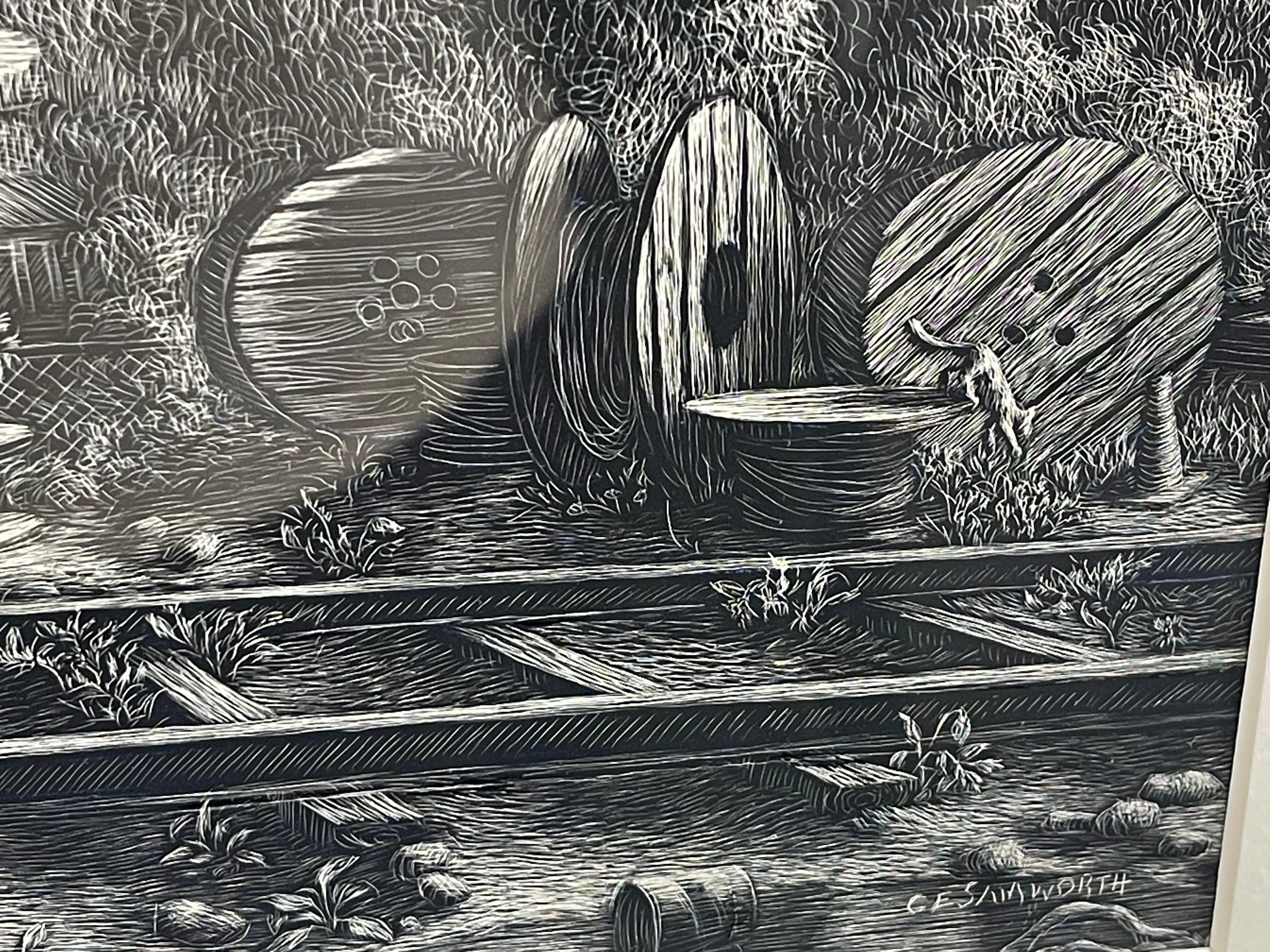 Route de la récupération - Contemporain Art par Kate Samworth