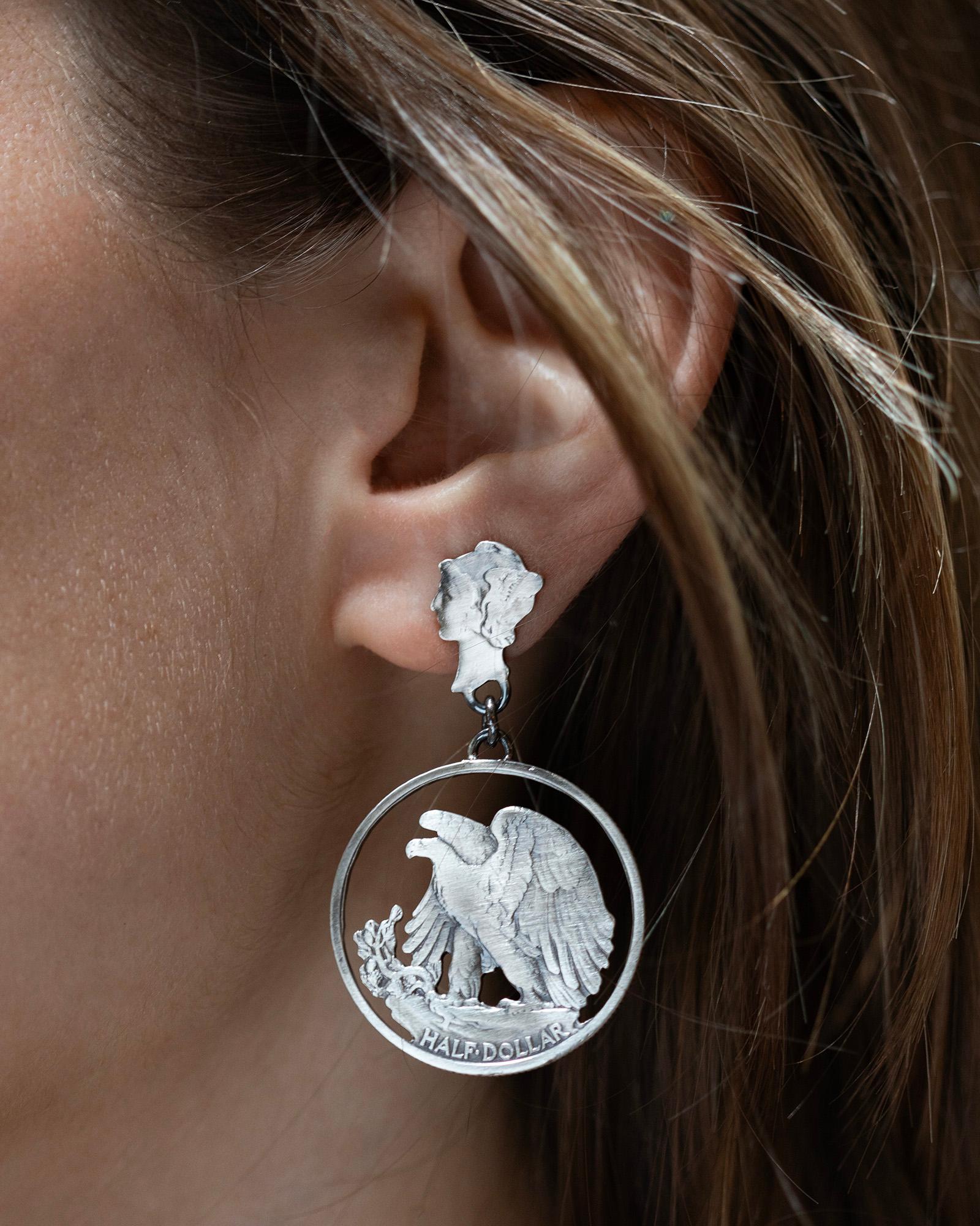 Walking Liberty Drops - Contemporary Art by Stacey Lee Webber