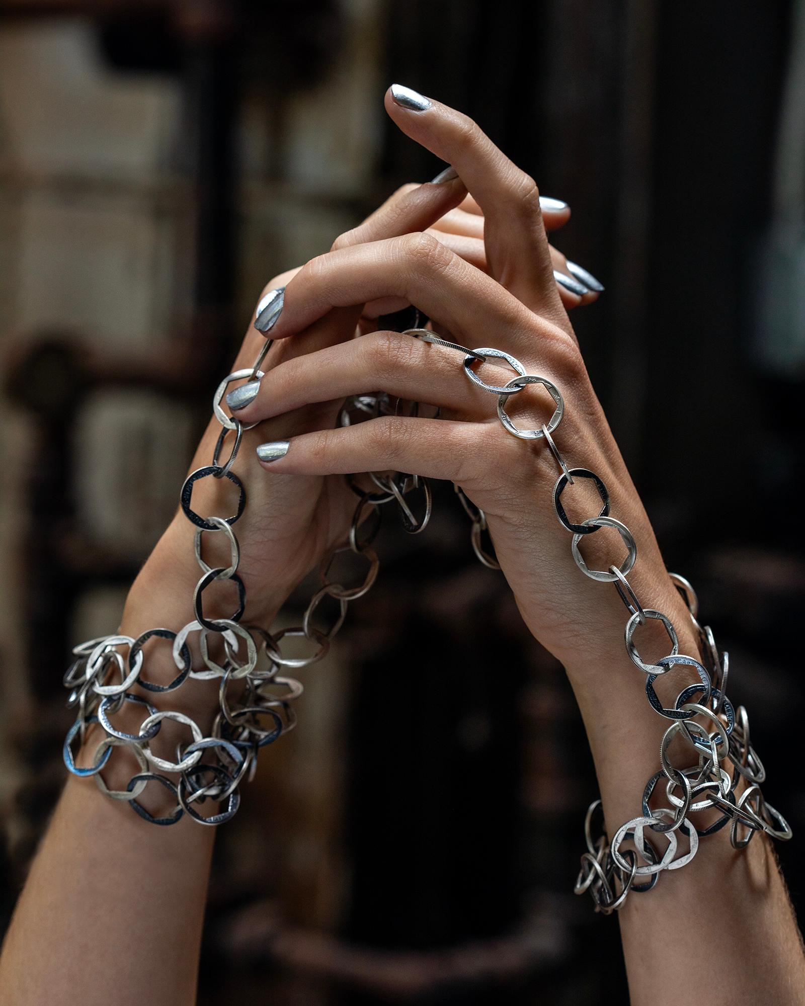 Dime Hexagon Chain 72
