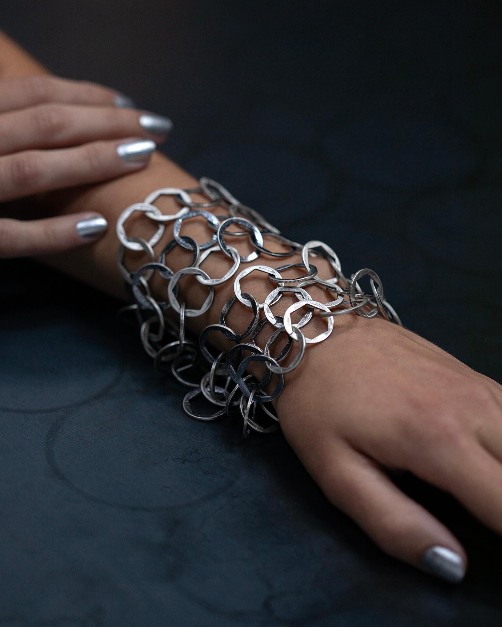 Dime Hexagon Chain 72